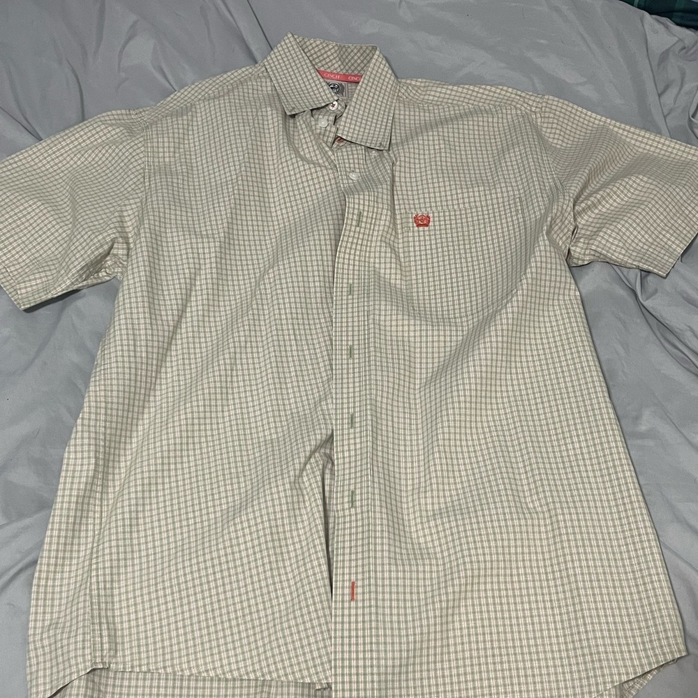 Men's Checkered Short Sleeve Shirt
